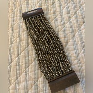 Cool stretchy bracelet cuff.